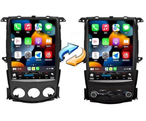 aoonav 12.1 Inch Android 12 Car Radio Head Unit for Nissan 370Z 2008-2018 Multimedia Player GPS Navigation Wireless CarPlay Android Auto 1080P Touch Screen Auto Stereo Replacement