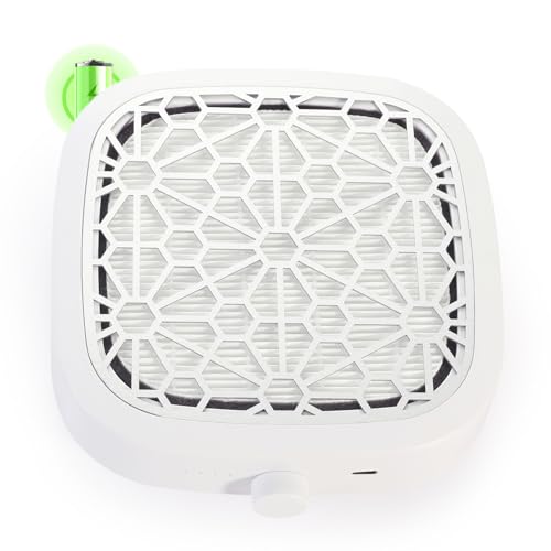 Image of CHRISTINE SHELLY Nail Dust Collector,Compact Vacuum Fan Rechargeable Dust Collector Extractor, Powerful Dust Suction Machine for Acrylic Gel Polish Manicure Pedicure for Nail Salon&Home, White