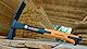 Mivos Maurerhammer 600 g Kopfgewicht 2K Fiberglasstiel - Berliner Form - Stahl und Fiberglas Hammer - Vibrationsdämpfung Gummigriff - Stahlhammer für Beton Ziegel - DIN 5108