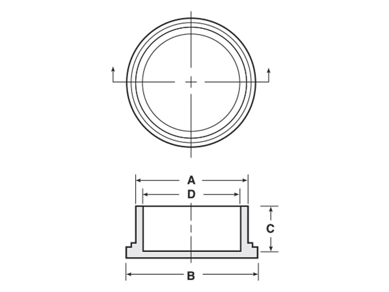 Caplugs EP-20 EP Series – Plastic Plug for Threaded Connectors, 20 Pack, Yellow LD-PE, Nominal Thread Size 1-1/4