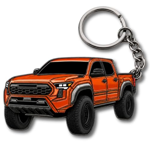 Image of Tacoma Keychain 2026 Tacoma Accessories 2016-2025 mods 4th Gen Cool Key Chain Fob Cover Toy Gift Truck