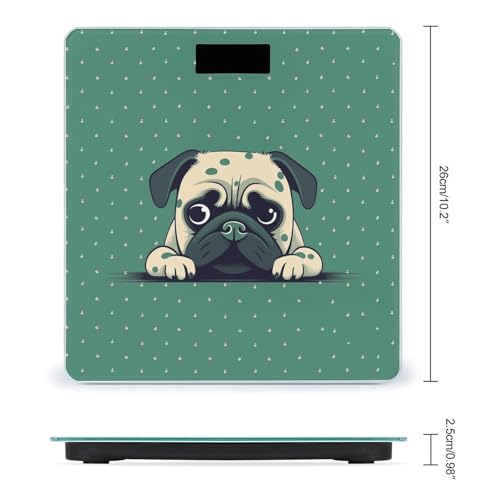 Báscula digital de baño Smart FekiLoot vidrio templado miniatura 2