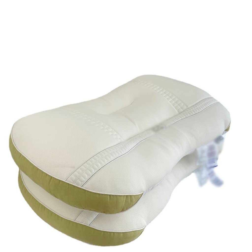 Oreiller cervical kapok et latex pour un soutien tridimensionnel anatomique