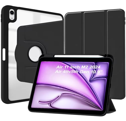 Étui rotatif iPad Air 11 M2 M3 pour éviter les chutes et ne plus perdre le stylet