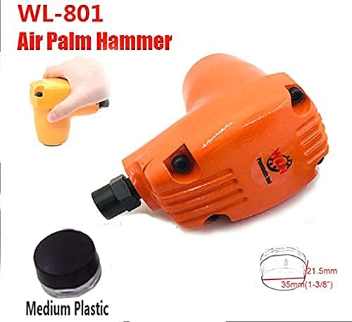 Wilin Pneumatic Automatic Palm Of Hand Knock Beat Strike Hammer Scaler Handheld Air Chipping Speed Hammer Tool WL-801 (Medium Hard Plastic Set) - Thumbnail 2