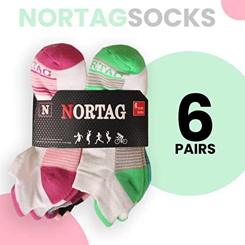 Image of Compression Ankle Socks for Men & Women - Stretch Fit, Cushioned Support & Breathable Comfort, Size 7-10