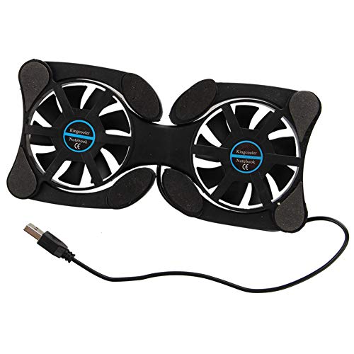Maserfaliw Ventilador de refrigeração do laptop Forma de polvo Portátil Dobrável Notebook Laptop Twi