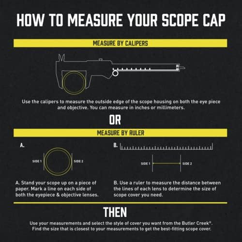 Miniatura 9 de Butler Creek Element Scope Cap Objective 2.362-2.559 in, Tapa de mira telescópica negra ESC65