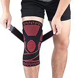 【 PERFEKTE TRAININGSUNTERSTÜTZUNG】 Unterstützt die Bewegung des Knies beim sport und schützt vor Überbeanspruchung bei anstrengendem Training. Ergonomische Passform für den ganzen Tag Komfort, Flexibilität und maximale Haltbarkeit.