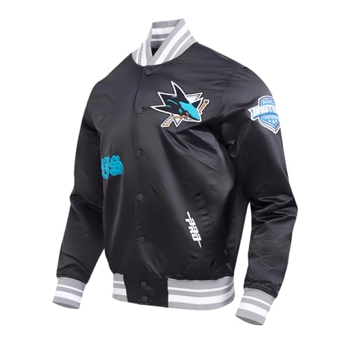 Image of Pro Standard Mens NHL Old English Satin Jacket