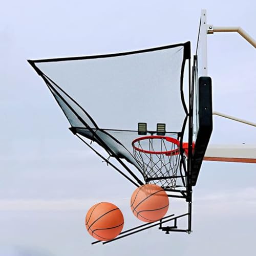 Filet de retour de basket-ball en métal pour corriger son tir sans interruption à la maison