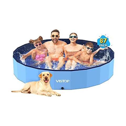 VISTOP Jumbo Foldable Dog Pool Cover
