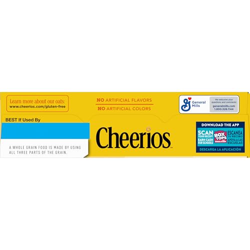 Cheerios Cereal, Limited Edition Heart Shapes, Affirmations Box, Heart Healthy, Gluten Free, 8.9 oz