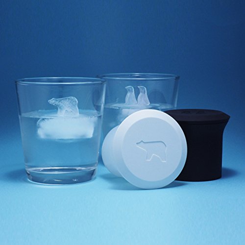 Molde de silicona para cubos de hielo animales miniatura 3