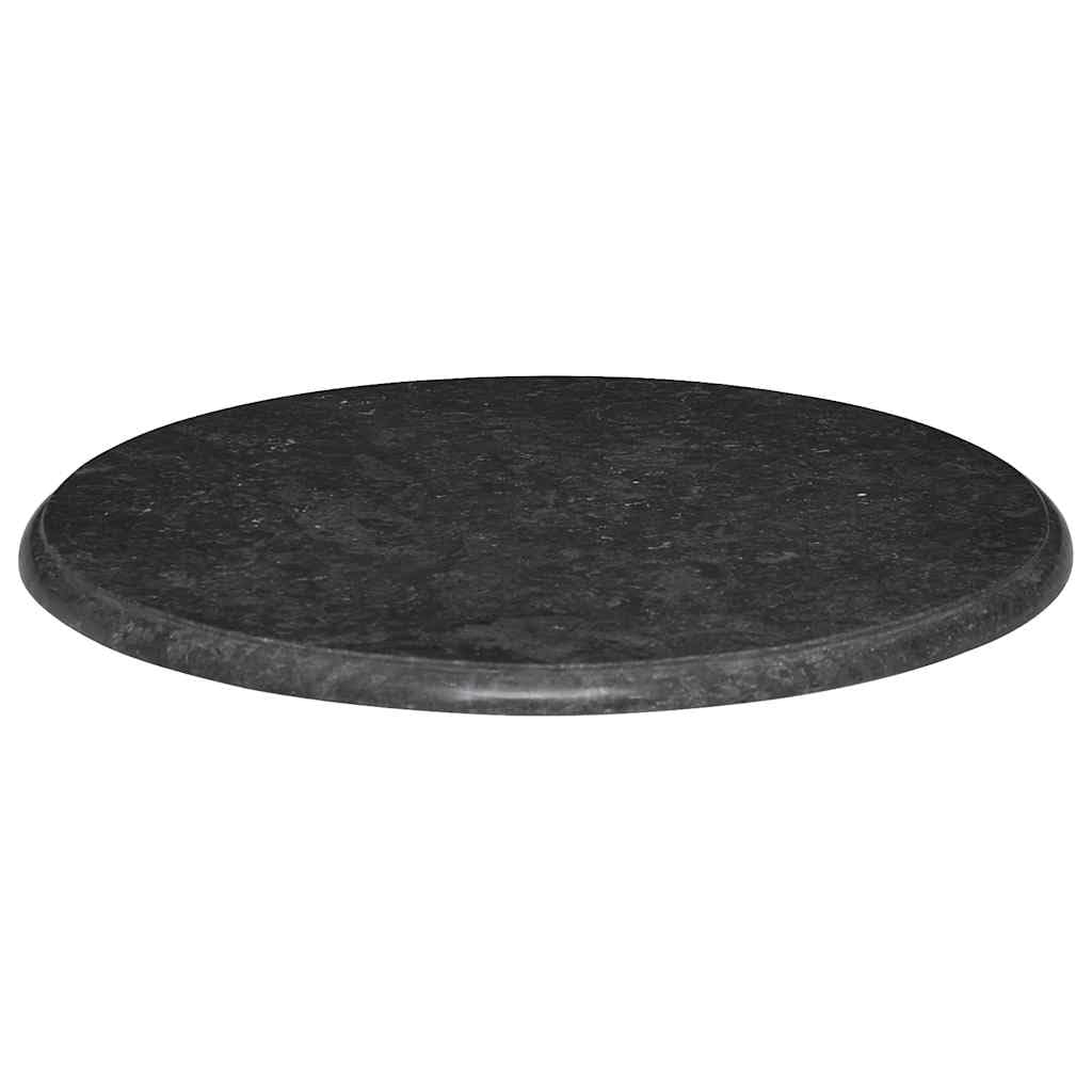 Plateau de table noir de 60 cm pour table basse de jardin et terrasses conviviales