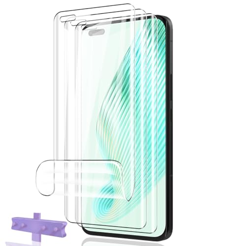 Phlleyaa Schutzfolie für Honor Magic 5 Pro für Panzerglas Weich TPU 3 Stück HD Klarsicht Displayschutz Einfache Montage Anti-Bläschen Bläschenfrei Kratzfest Displayschutz für Honor Magic 5 Pro