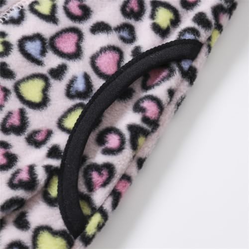 Image of LittleSpring Girls Boys Fleece Jacket Zip Up Lightweight Printing