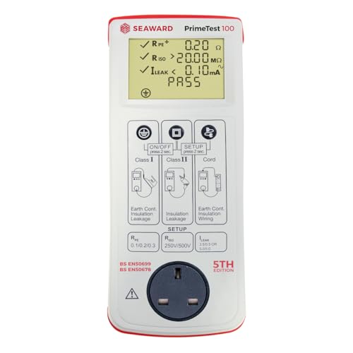 Seaward PAT TESTER, HANDHELD | APPLIANCE TEST, 1 X QTY - PRIMETEST 100