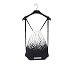 Amazhu Drawstring Backpack Foldable Cinch Sack Basic Sackpack Gym Tote Dance Bag for Swimming Shopping Sports Women Men Boys Girls (Ink Dot)