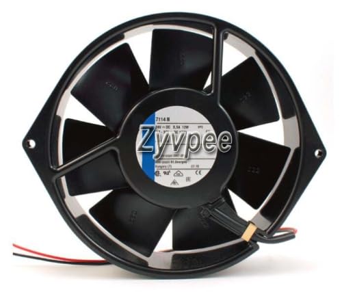 Ventilateur serveur 7114N à haut rendement 24V 0,5A à deux fils