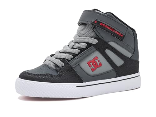 DC Pure Hi Top Ev baskets enfants idéales pour l'école et le skatepark