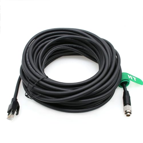 Câble Ethernet caméra Sony Cat6 HangTon avec liaison Hirose 8 broches anti-interférence