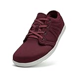 Treer Zapatillas Barefoot Hombre Mujer Blancas Verano Zapatillas Minimalistas Barefoot Casual Malla Zapatillas de Trail Running Pies Anchos Transpirables Ligeras Calzado Zapatos para Montaña