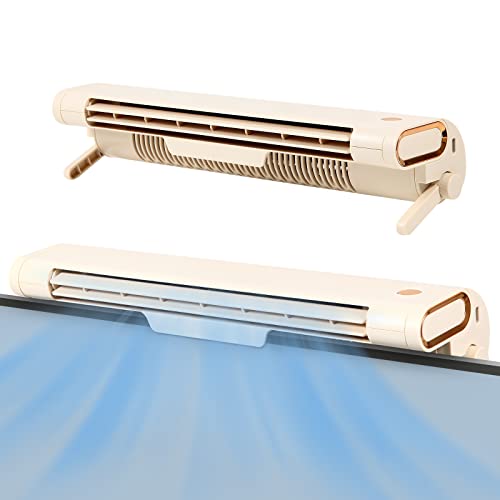 Avoeco Computer Monitor Fan, Office Fan, Space Saving, 3 Speeds, Screen Clip on Fan, for Cooling, Small Fan with USB Powered, Desk Fan, Bladeless Fan,Monitor Fan Bar, for Office, Home, Gaming, Avoeco Computer Monitor Fan, Office Fan, Space Saving, 3 Speeds, Screen Clip on Fan, for Cooling, Small Fan with USB Powered, Desk Fan, Bladeless Fan,Monitor Fan Bar, for Office, Home, Gaming,