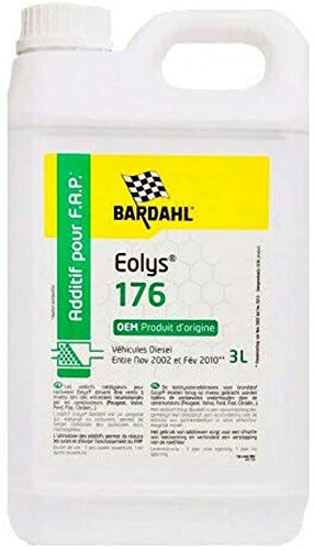Bardahl Eolys 176 bidon de 3L additif Filtre à particule