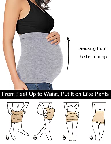 Rheane Faixa de barriga para gestantes, extensor de jeans para gestantes, faixas de barriga ajustáve