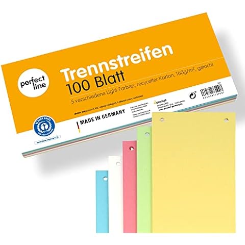 100 tiras separadoras de papel perfect line Cover