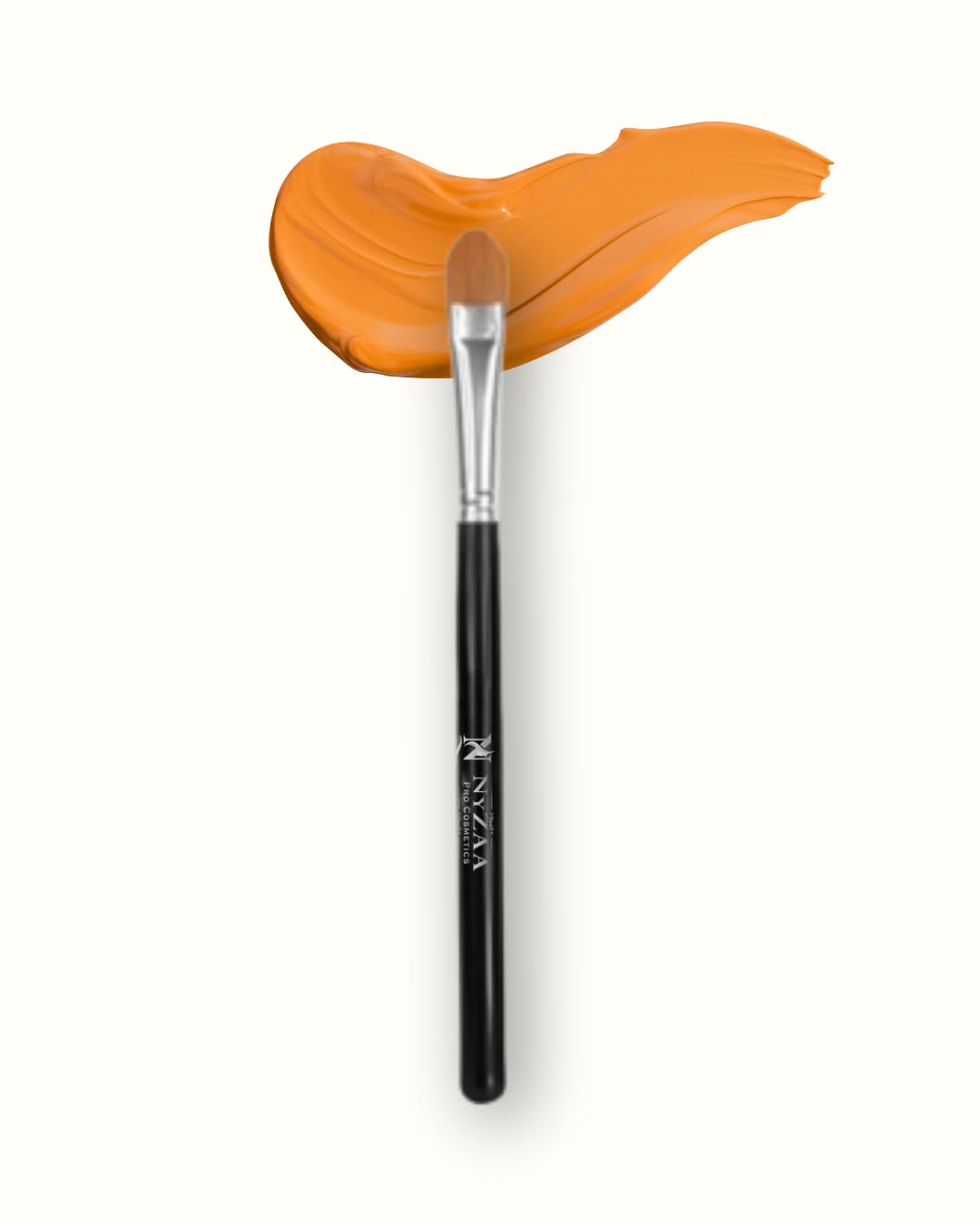 NyZAA Orange Concealer Brush┃NC-20┃- Small Tip Flat Brush for Face & Under-Eye Concealing-image-21