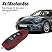 Aojezoor Bordeaux Red Key Fob Cover Compatible with Porsche Key Shell Key Fob Shell Replacement Compatible with Porsche Cayenne Panamera 911 718 Macan Boxster Cayman Old Style