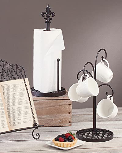 TRIPAR Coffee Mug Holder, Cup Holder, Mug Tree, Espresso Cup Holder, Cup Rack Stand 16 Inch Metal