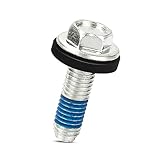 Ahuliao Washer Agitator Bolt Compatible with Whirlpool, WP358237 358237 285009 AP6008726 Washing Machine Agitator Bolt, 5/16'-24 Washer Agitator Bolt Replacements with Rubber Gasket