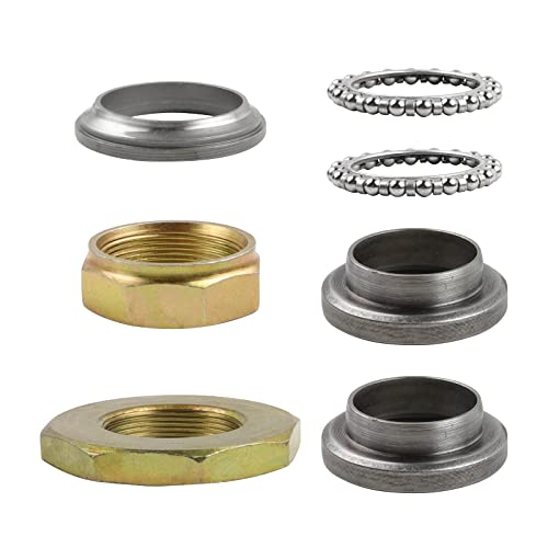 Wai Danie kit roulements de direction Compatible avec YAMAHA PW50 PW 50 50PW piwi moto pee-wee Kit de bague de roulement de tige de direction Compatible avec Yamaha PW50 PW 50 1981-2014 Cover