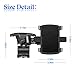 zipelo Car Phone Mount, ABS Cell Phone Holder for Car, 1400 Degree Rotation Dashboard Cell Phone Holder, Mobile Clip Stand for 3 to 7 inches Smartphones, Auto Phone Holder Mount for All Smartphone