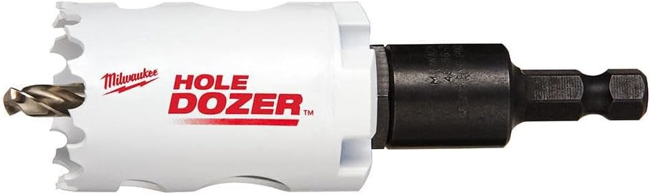 Milwaukee Hole Dozer Hole Saw, Bi-Metal, Blk, 2-5/16