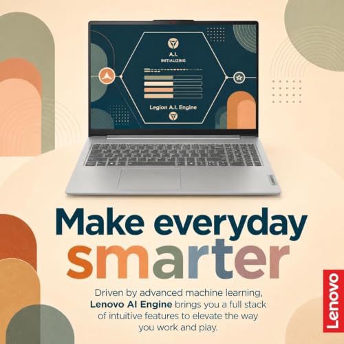 Image of Lenovo 15.6 inch FHD Laptop, 8GB DDR5 RAM, 640GB Storage