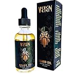 Veien Beard Oil for Men Premium All-Natural 2floz Made in USA for Thicker Darker Fuller Growth Moisturizes Conditions Softens Strengthens Smooths Frizz Hydrates for All Hair & Skin Types Reduces Itch