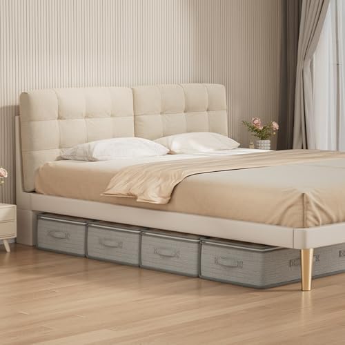 Contenedor de suéter para manta que ahorra espacio debajo de la cama 7