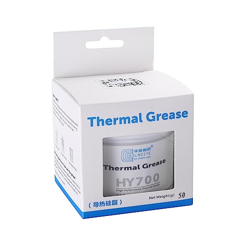 HY-700(50Gramm)> 3.14 W/m.K,CPU Wärmeleitpaste PC kühlpaste Leitpaste Thermal Paste für CPU GPU PS4 PC (!!Kapazität:50g ist EIN Drittel Einer Flasche!!