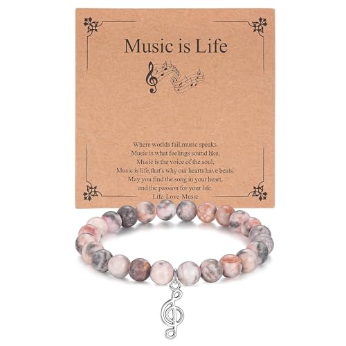 Image of morniface Inspirational Gifts for Women,Natural Stone Bracelet for Mom Daughter Friends Sister Wife Grandma Aunt