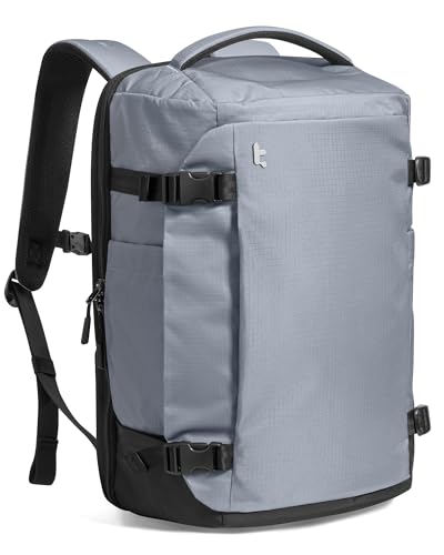 tomtoc Travel Backpack 28L, TSA Friendly Flight Approved Carry-on Luggage Hand Water-resistant Lightweight Business Rucksack, Durable Bag Fits 16 Inch Laptop