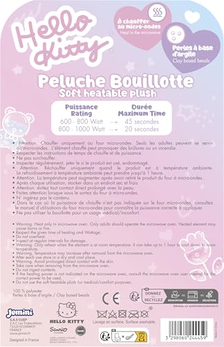 Peluche Hello Kitty bouillotte micro-perles d'argile Jemini - 4