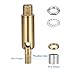 MECCANIXITY Sloped Ceiling Adapter Swivel M10 M12 Thread, for Chandelier Ceiling Pendant Light, Gold Bronze Pack of 4