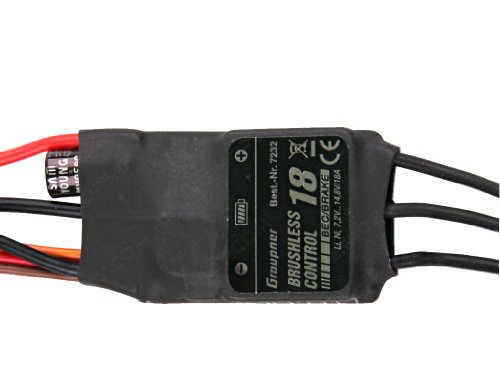 Preisvergleich Produktbild Graupner 33718 Regler BRUSHLESS CONTROL + T 18 BEC JR