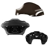 windschild harley softail Windschutzscheibe in dunkler Tönung für den besonderen Look. Vorgefertigte Gewindebohrungen zur einfachen Befestigung der Innenverkleidung