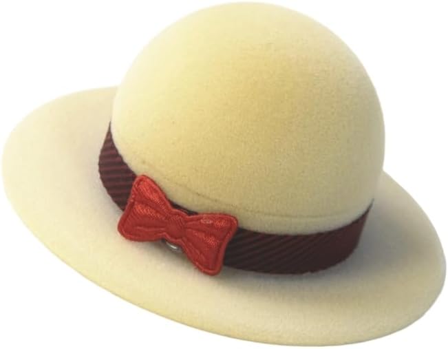 Hat-Shaped Jewelry Organizers with Flannel Interior,Travel Case for Rings Earrings Necklaces Gift-Ready Storage Box