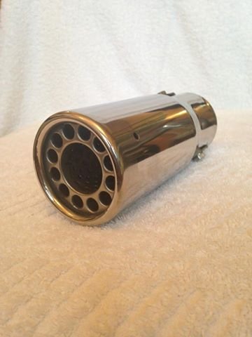 CHROME RACING EXHAUST PIPE MUFFLER TAIL